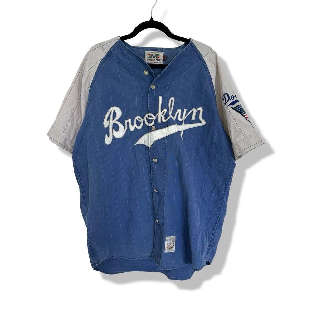 Vintage Mirage Cooperstown Collection Brooklyn Dodgers 1955 Baseball Jersey XL